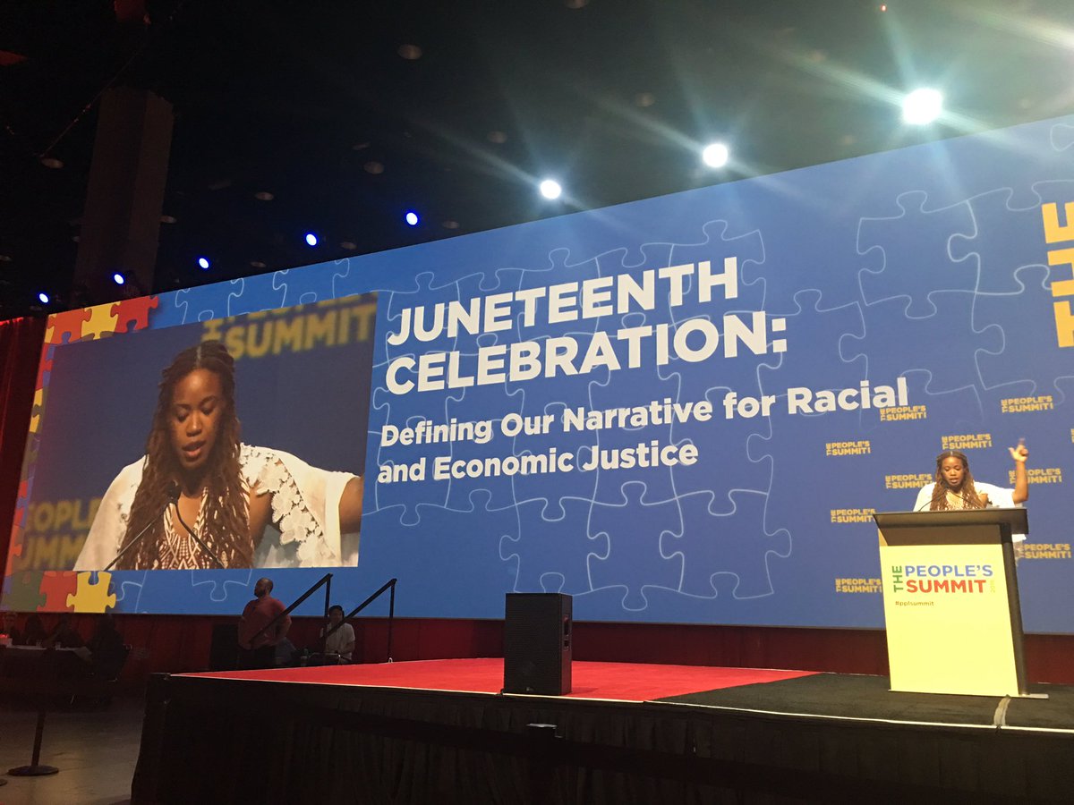 hollypolisci's tweet photo. Revolution comes when we combine our stories of race and class -- @hmcghee #PPLSummit https://t.co/VrM3XJURAc