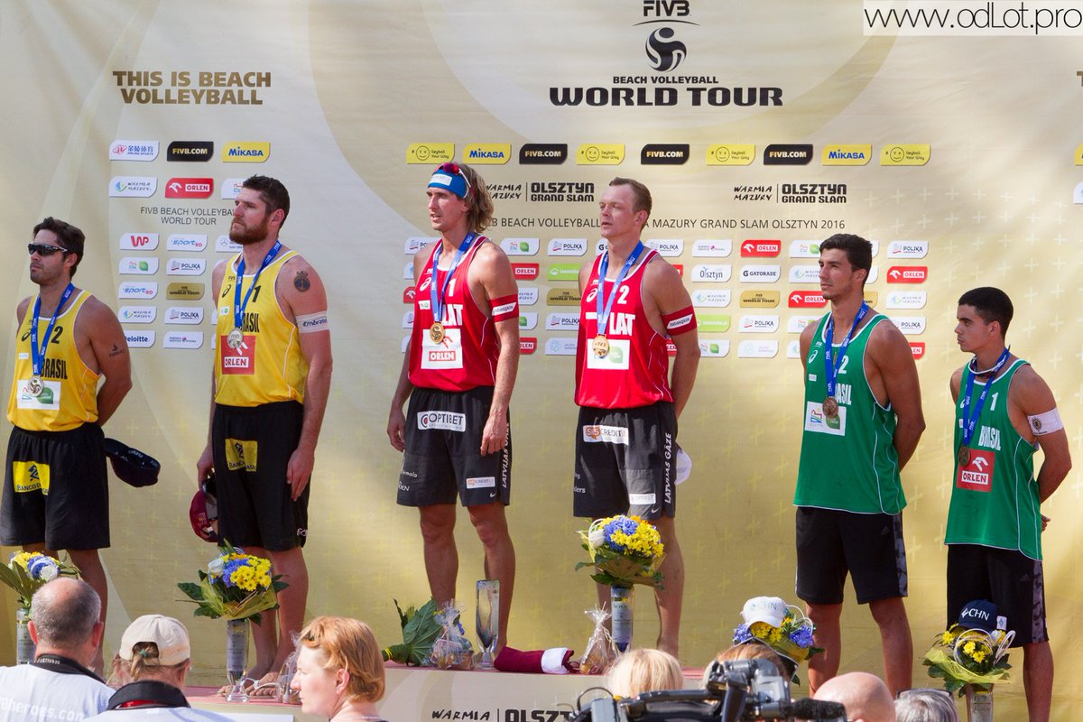 WTPoland's tweet photo. Our medalists!! :) Congratulation @SamoilovSmedins !!! :) #OlsztynGS https://t.co/p4mcGVocgZ