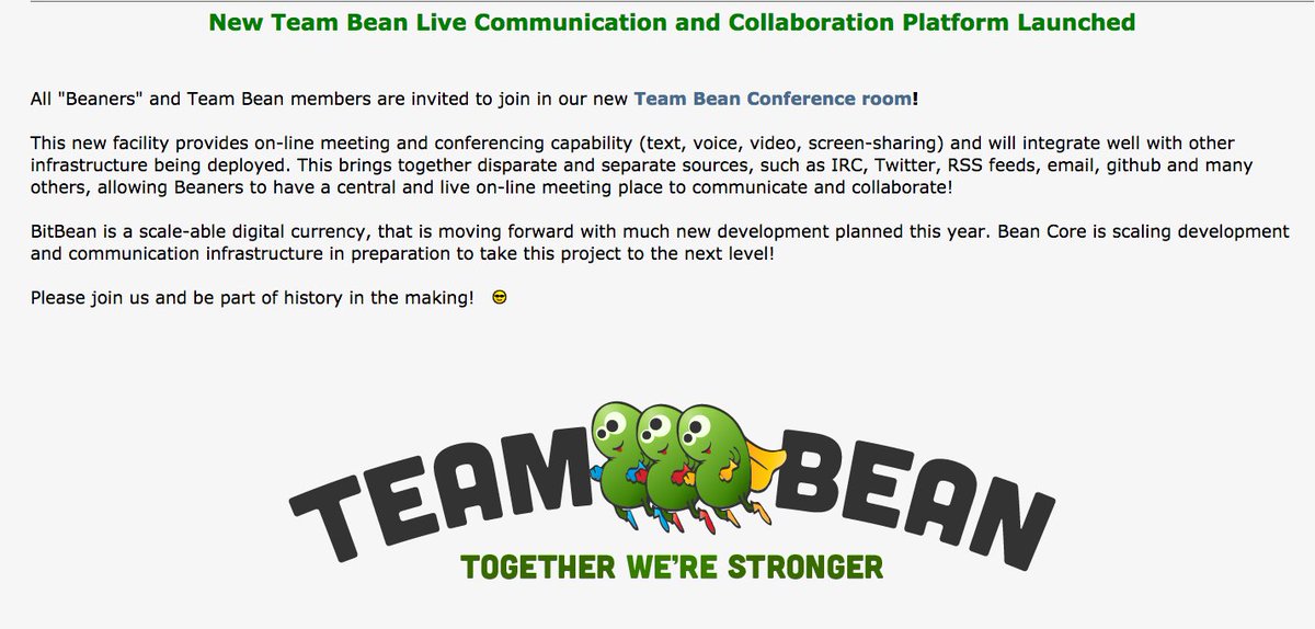 BrunoPro79's tweet image. #BitBean Live Communication and Collaboration Platform Launched at chat.bitbean.org

@BitBeanCoin #altcoins
