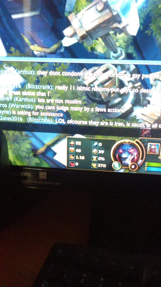 MrChump_Change's tweet photo. @riotgames Sorry if my camera on my phone sucks. But why does this have to come into my league game... #reported https://t.co/4ALn3HYkKK