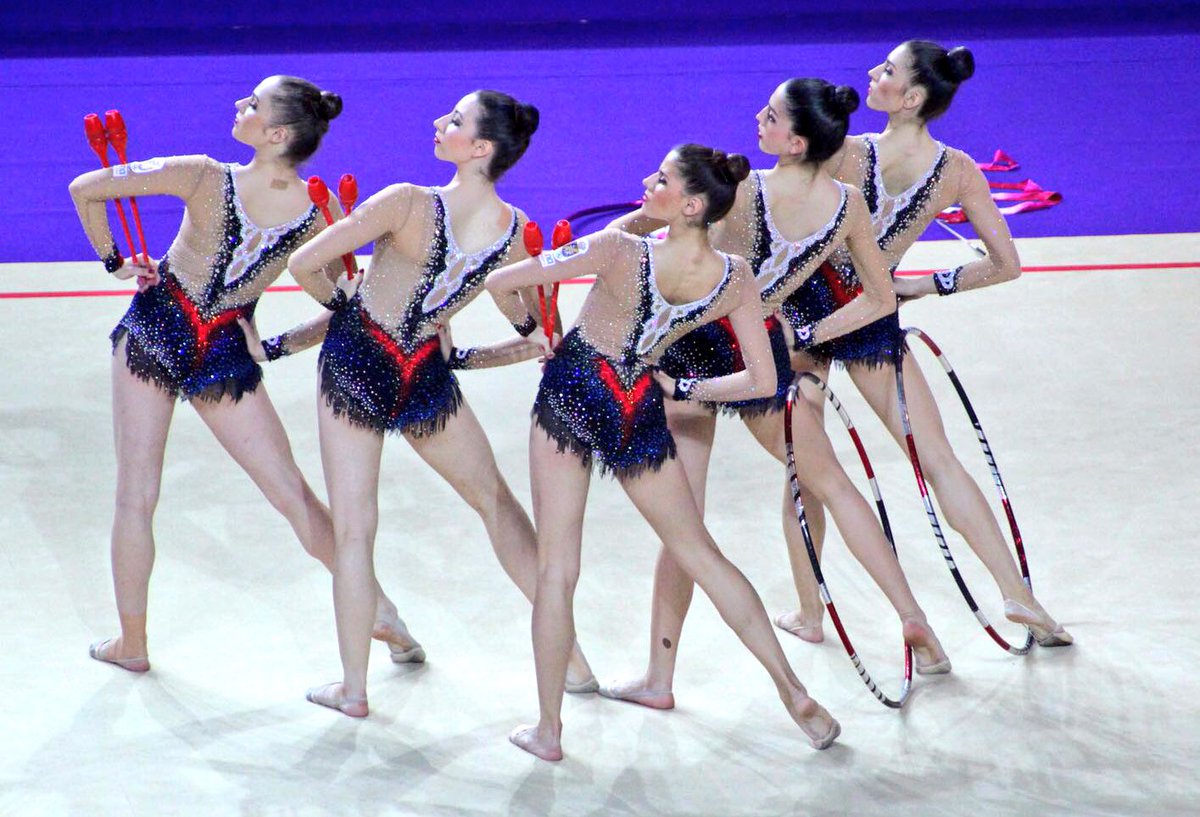 COE_es's tweet photo. #Gimnasia ¡Llueven los metales! La @SpanishGroupRG, PLATA en ejercicio mixto y BRONCE en cintas. ¡Olé! #ECHolon2016 https://t.co/hhm9plogVo