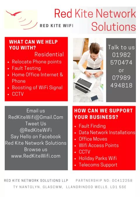 redkitewifi's tweet photo. If you need help with phone, data or WiFi inbox or call #redkitewifi #powys #midwales https://t.co/NMLYIsZiFM