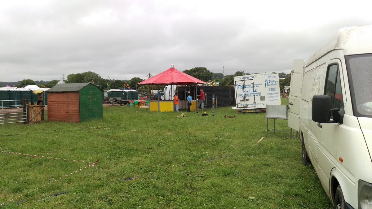 Setting up for #Glastonbury 2016 #music #festivals #phillyboys #aussiesteakbar
