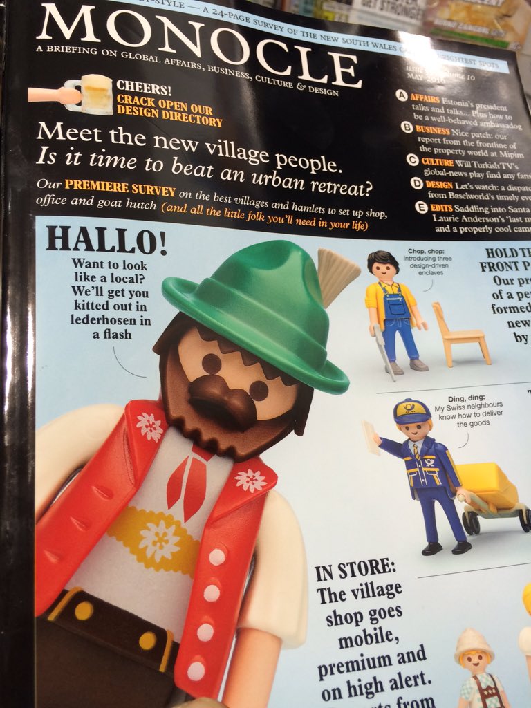 rockinRory's tweet photo. Monocle does LEGO. And what makes a great village. https://t.co/4dOUO4Js6r