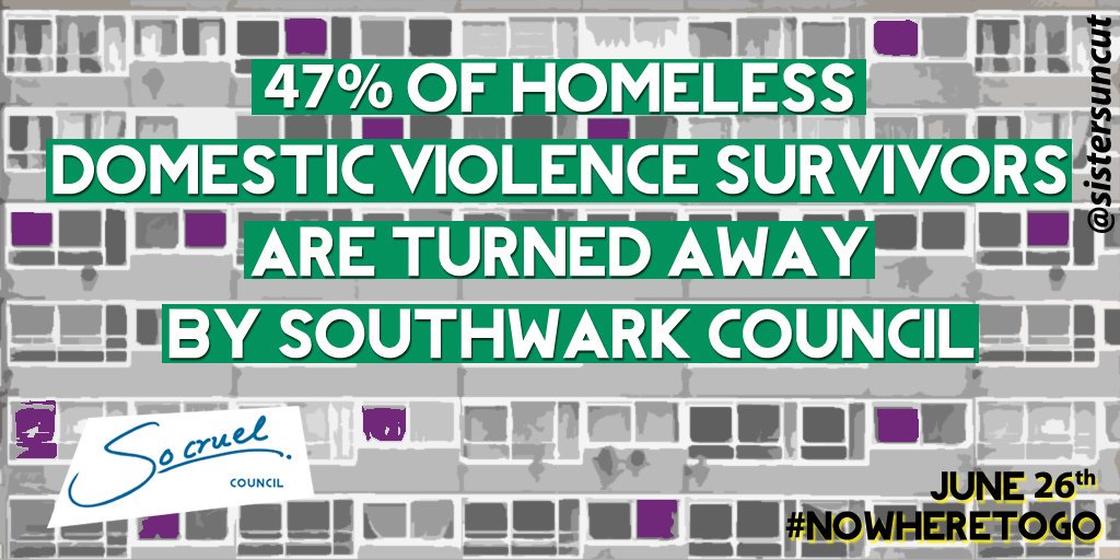 Join our action in Southwark on 26th June  #NowhereToGo facebook.com/events/9194419…