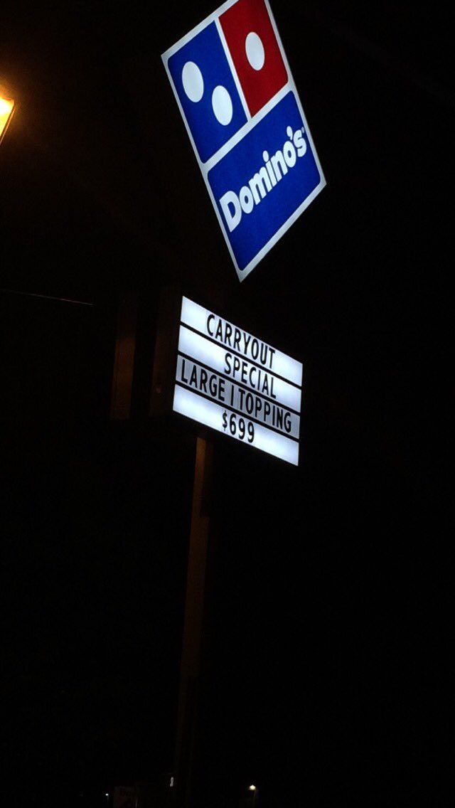 DesnousWay2Live's tweet photo. @dominos why does it cost $699 to get your pizza? https://t.co/EIru76B0Xl