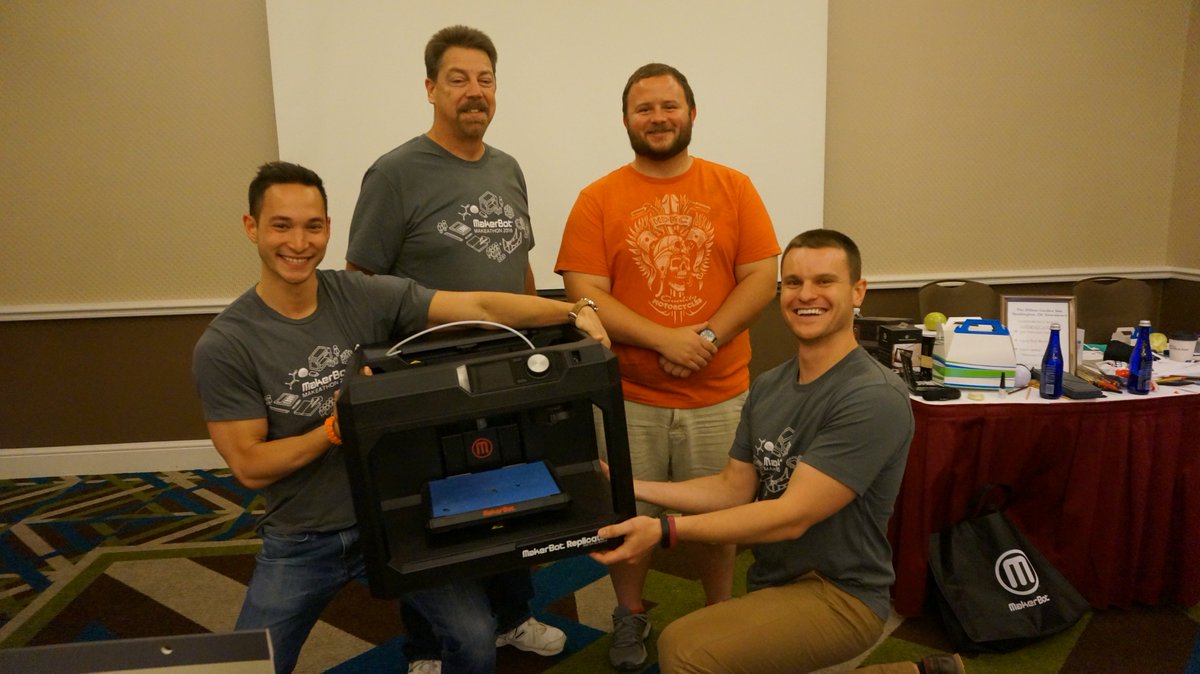makerbot's tweet photo. Congrats to the winners of our DC #MBMakeathon! Check out their #STEAM lesson plan here: https://t.co/966ZE12205 https://t.co/8DPL5JCjDK