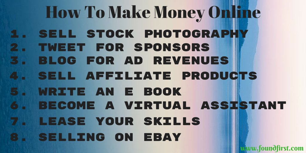 How To Make Money Online
#Pay_Per_Click (PPC)
#Web_Designing 
#SEO
#Pay_Per_Click
foundfirst.com