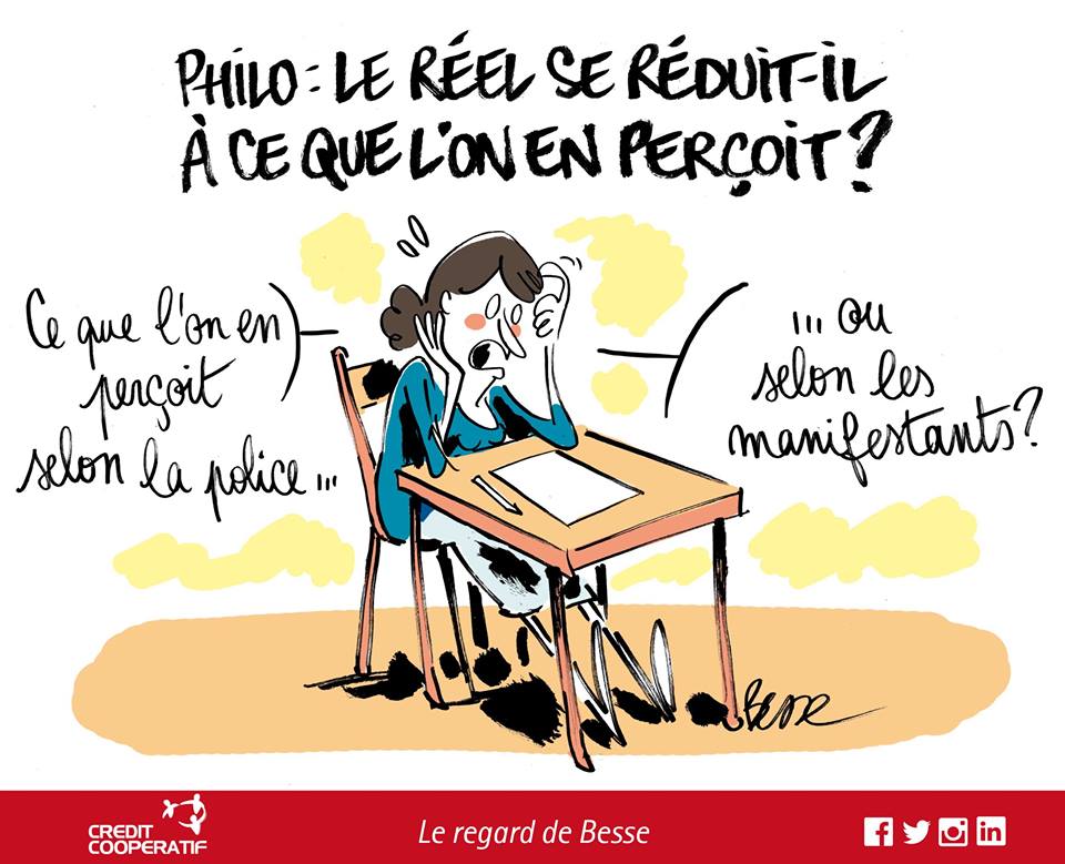 ornikkar's tweet photo. Un difficile sujet de philo. (Par @BesseOfficiel) https://t.co/g9l9S00T7q
