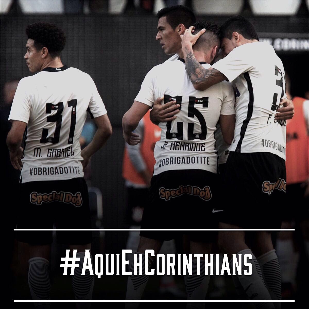 #AquiEhCorinthians! 

Timão vence Botafogo por 3 a 1 e chega à terceira colocação do Brasileirão 2016!