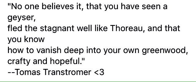 #TomasTranstromer #poetry #Thoreau