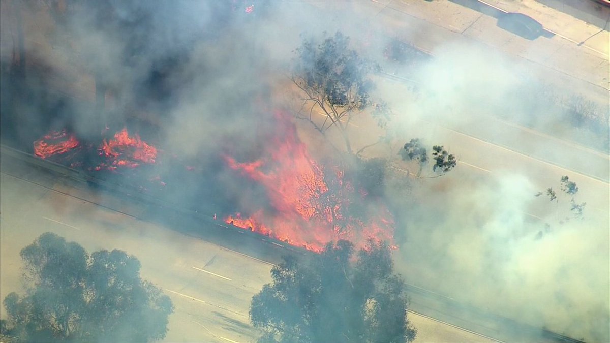 SILVER LAKE UPDATE: More than 75 firefighters respond to Silver Lake brush fire, LAFD says abc7.com/live