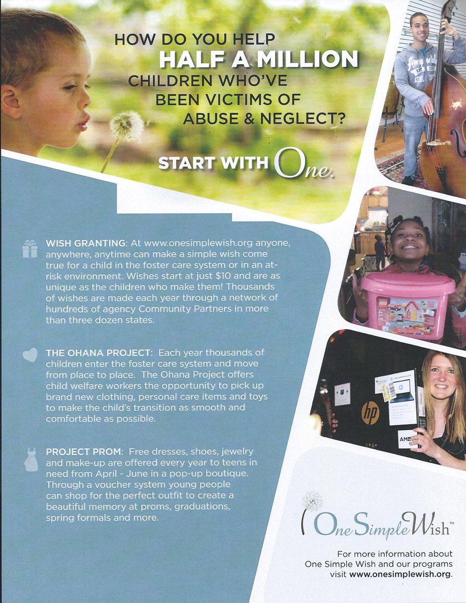 esotericdesign's tweet image. My FAVORITE #charity @OneSimpleWish They grant #wishes to our kids who r forgotten by #society.  KUDOS!