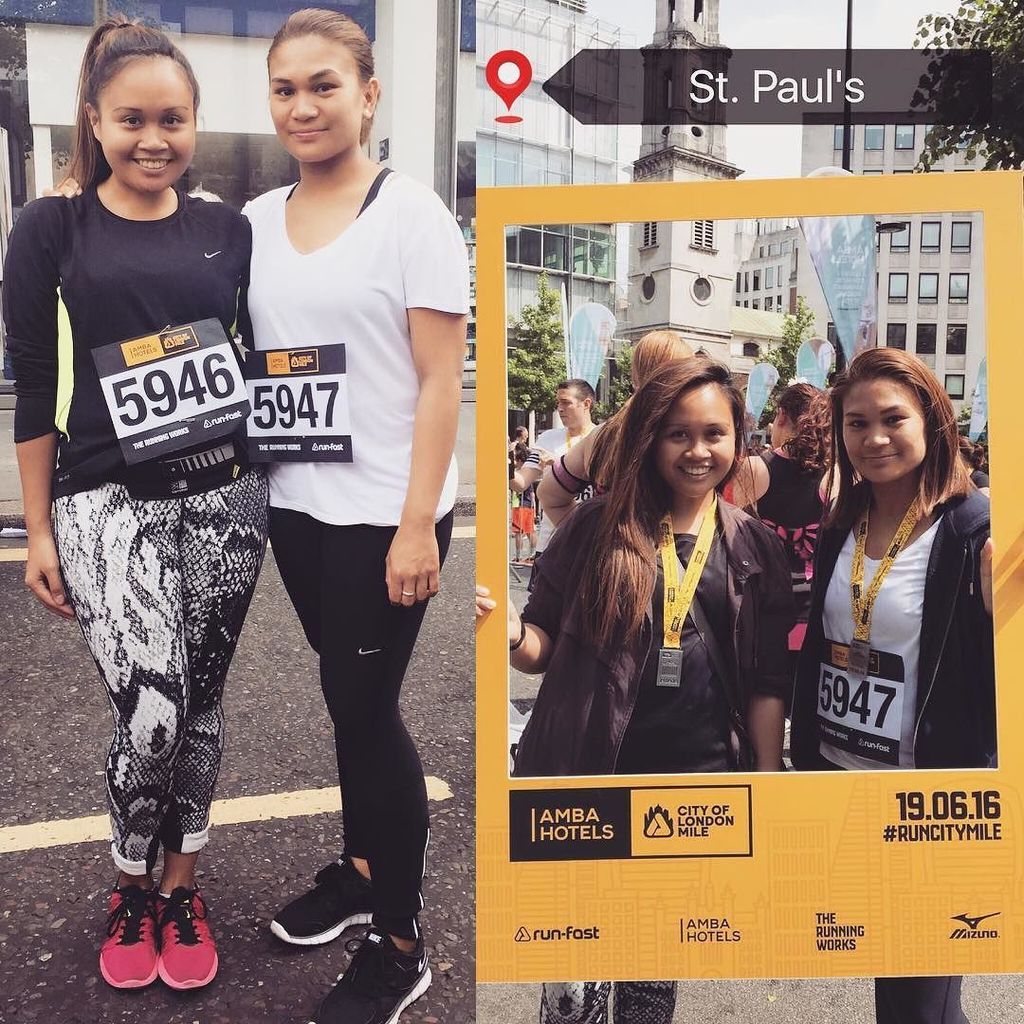 melodyfix's tweet photo. Jackie's first race! Today we took part in 🏃🏽✨✨ #RUNCITYMILE a FREE mile run around the he… https://t.co/qRcXB3agUH https://t.co/9oi9JlxwUr