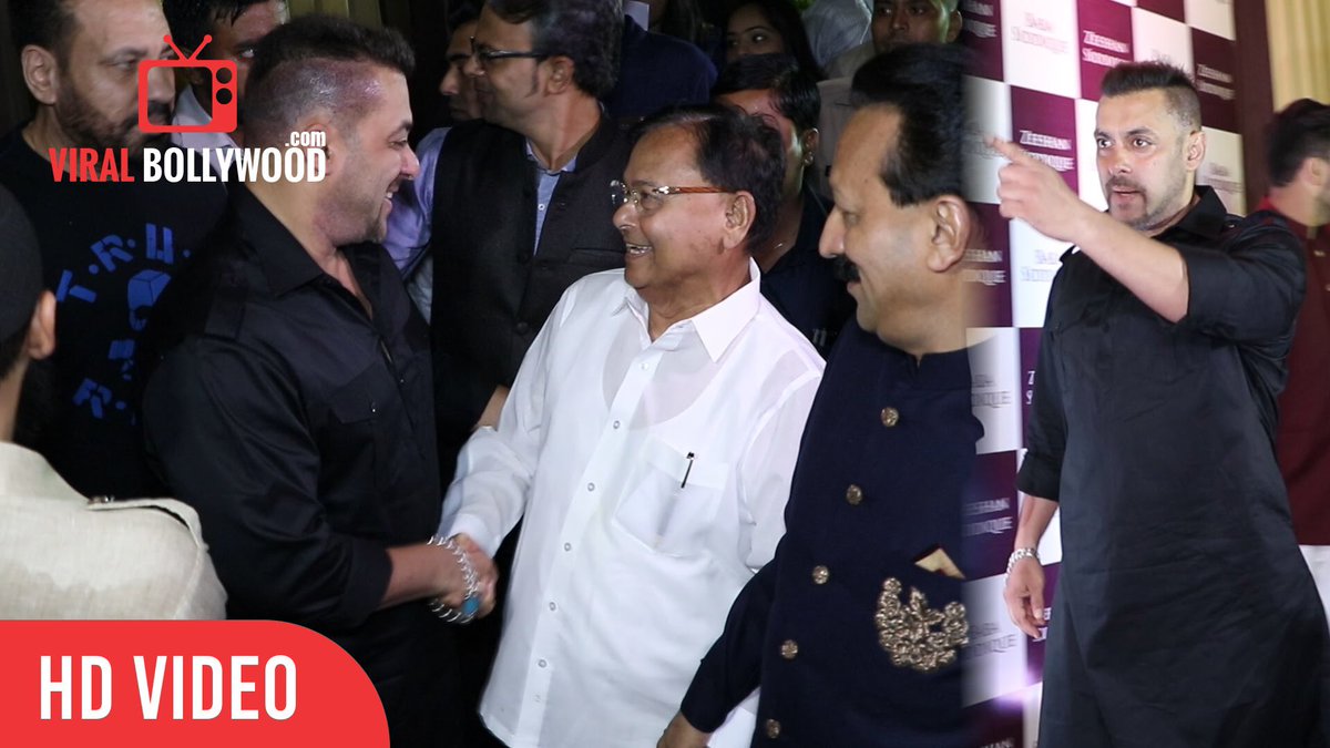 viralbollywood's tweet photo. Exclusive: Watch #SalmanKhan at #BabaSiddique Iftaar Dinner Party!

VIDEO LINK ➜ https://t.co/iX8TOnKmP2 https://t.co/GVQdimb7KI