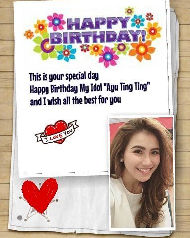 NMarst's tweet photo. Happy birthday @aytingnew92 ni buat kamu...
#24thAyuTingTing https://t.co/fxfuIhFqRz