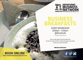 Every Wednesday we hold #BusinessBreakfasts @WIREDcafebar... Come along for opportunities to network and set goals!