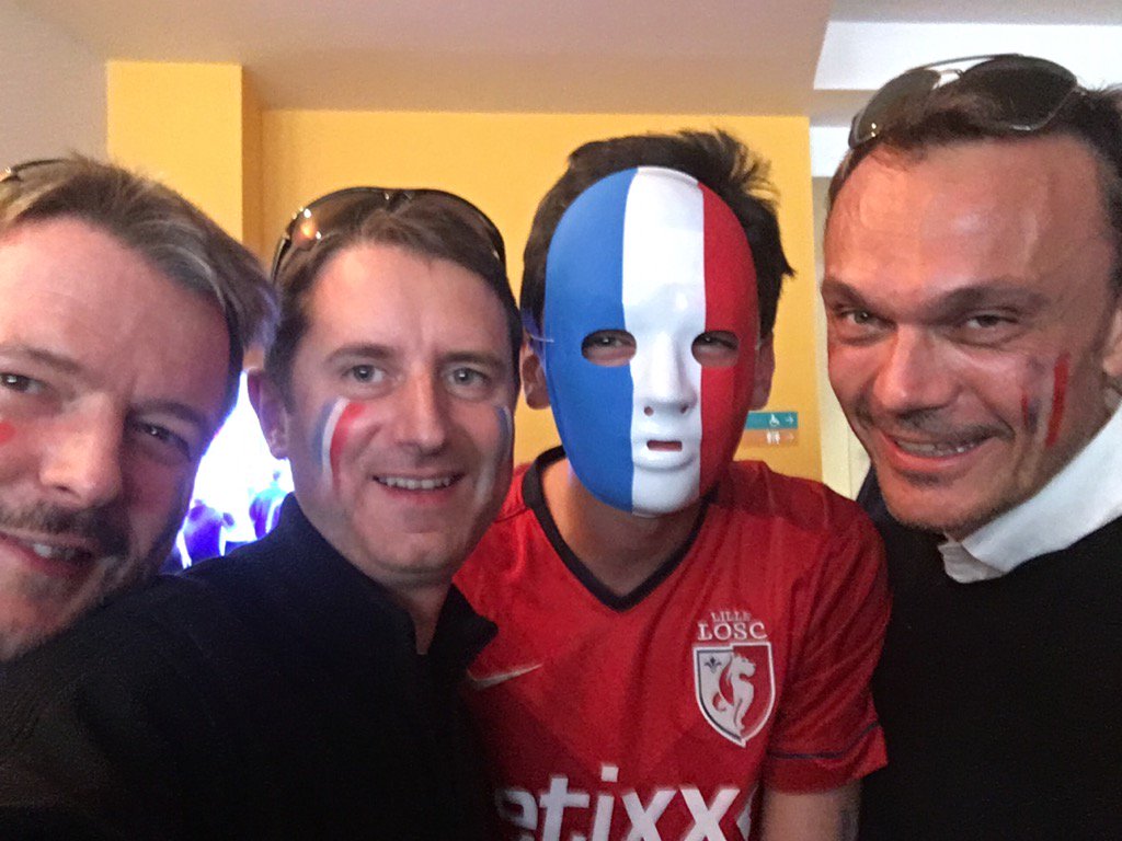 Avons rencontré M. France ! Allez les bleus ! #OrangeSponsorsYou #UEFAEURO2016 @dawid #Lille