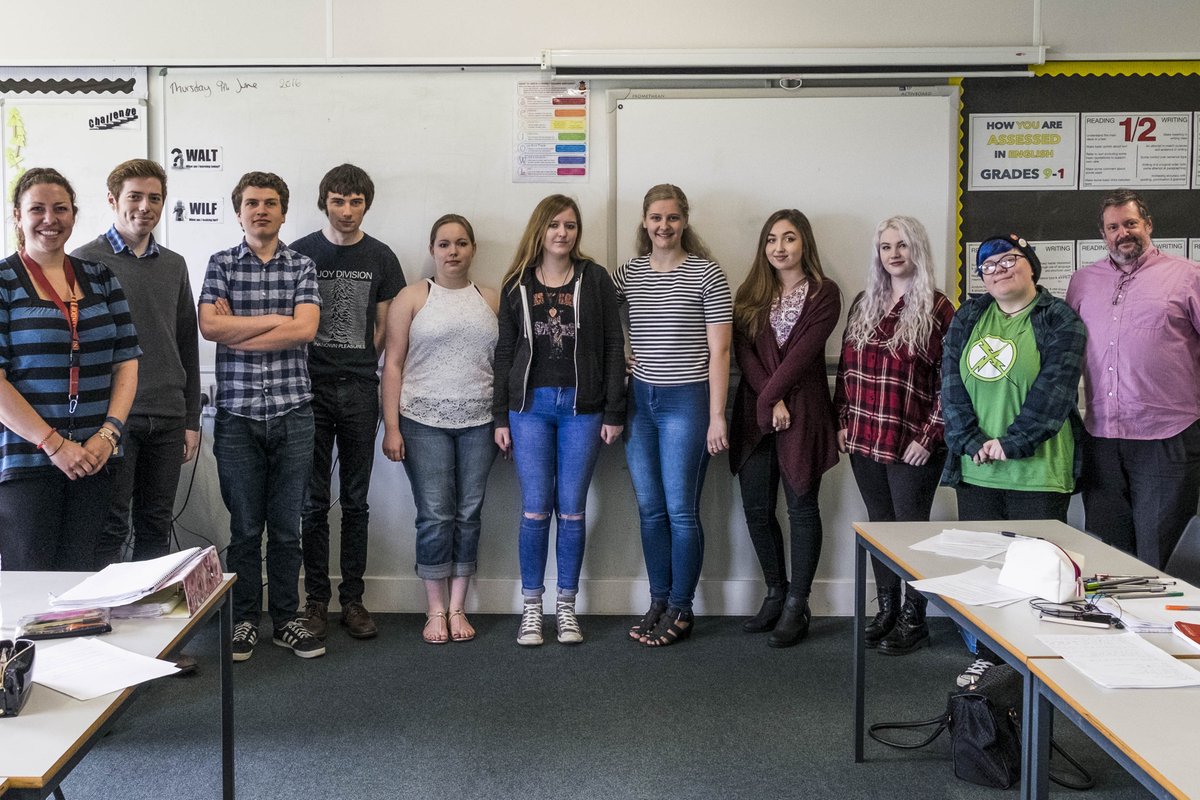 SCHScm's tweet photo. The best class I have taught for a long time - our first group of creative writers. Hope you all do well. https://t.co/jui9PnBqDg