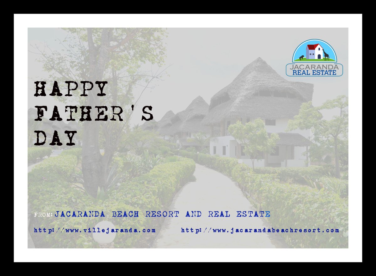 JacarandaBeachR's tweet photo. Happy Father's Day!
#jacarandabeachresort @TembeaKE @MagicalKenya #tembeakenya #holiday #fathersday2016 https://t.co/YwCNzWsa1E