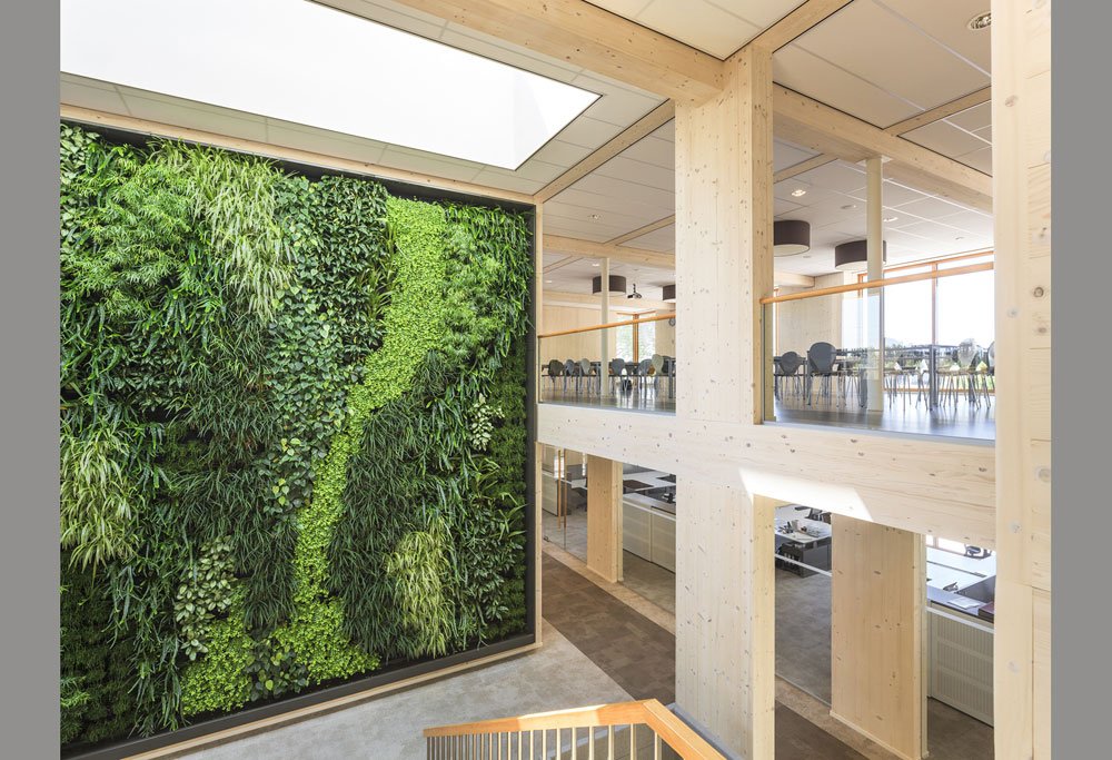 L'ufficio più #efficiente e #sostenibile del mondo costruito in #legno massiccio NUR-HOLZ  bit.ly/VTzvimp