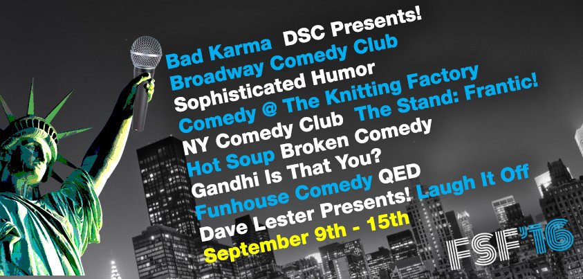 FreeStandUpNYC's tweet photo. FreeStandupFestival '16! https://t.co/4eYgWInZtq  #FreeStandup @nyc #nyccomedy https://t.co/w3TuxcZ1dX
