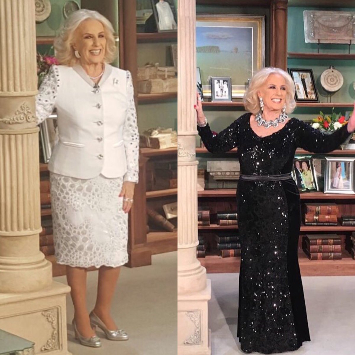 arfashionweek's tweet photo. Los looks de @mirthalegrand en este fin de semana largo by @claudiocosano con asesoramiento #HectorVR! 👏👏😍😍🔥🔥👑👑🔝🔝 https://t.co/R2N4SrbPPh