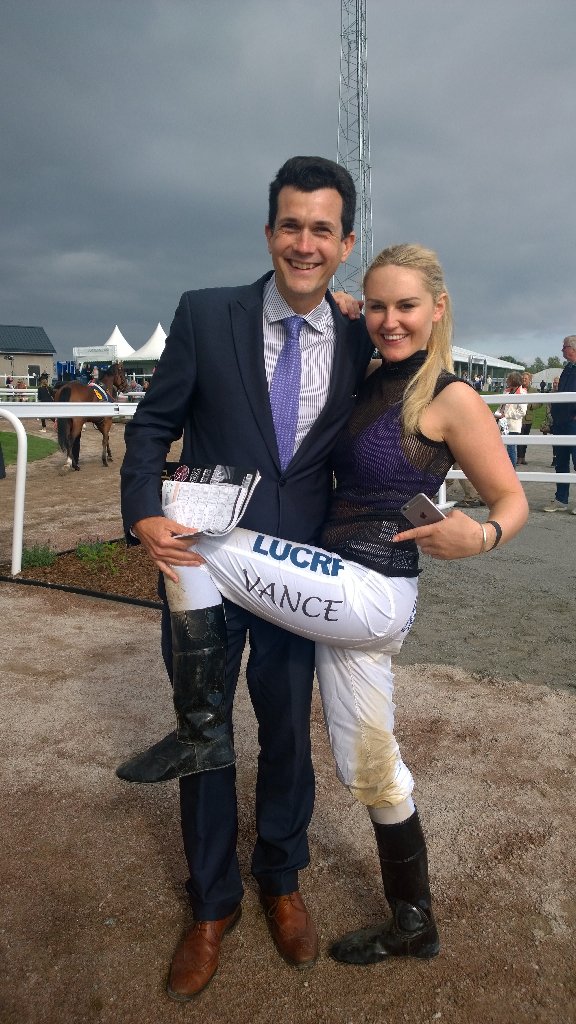 Great family reunion when <a href="/sebvance/">Seb Vance</a> met up with Ms Vance the jockey!!!