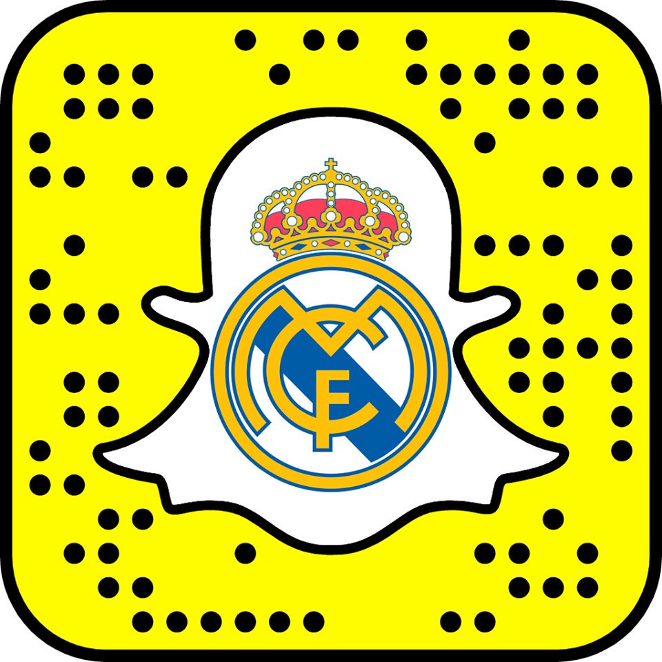 realmadrid's tweet photo. 👻 Añádenos en Snapchat: realmadrid.

📱 Escanea este Snapcode

⚽ #HalaMadrid https://t.co/5Jg4BN51ji