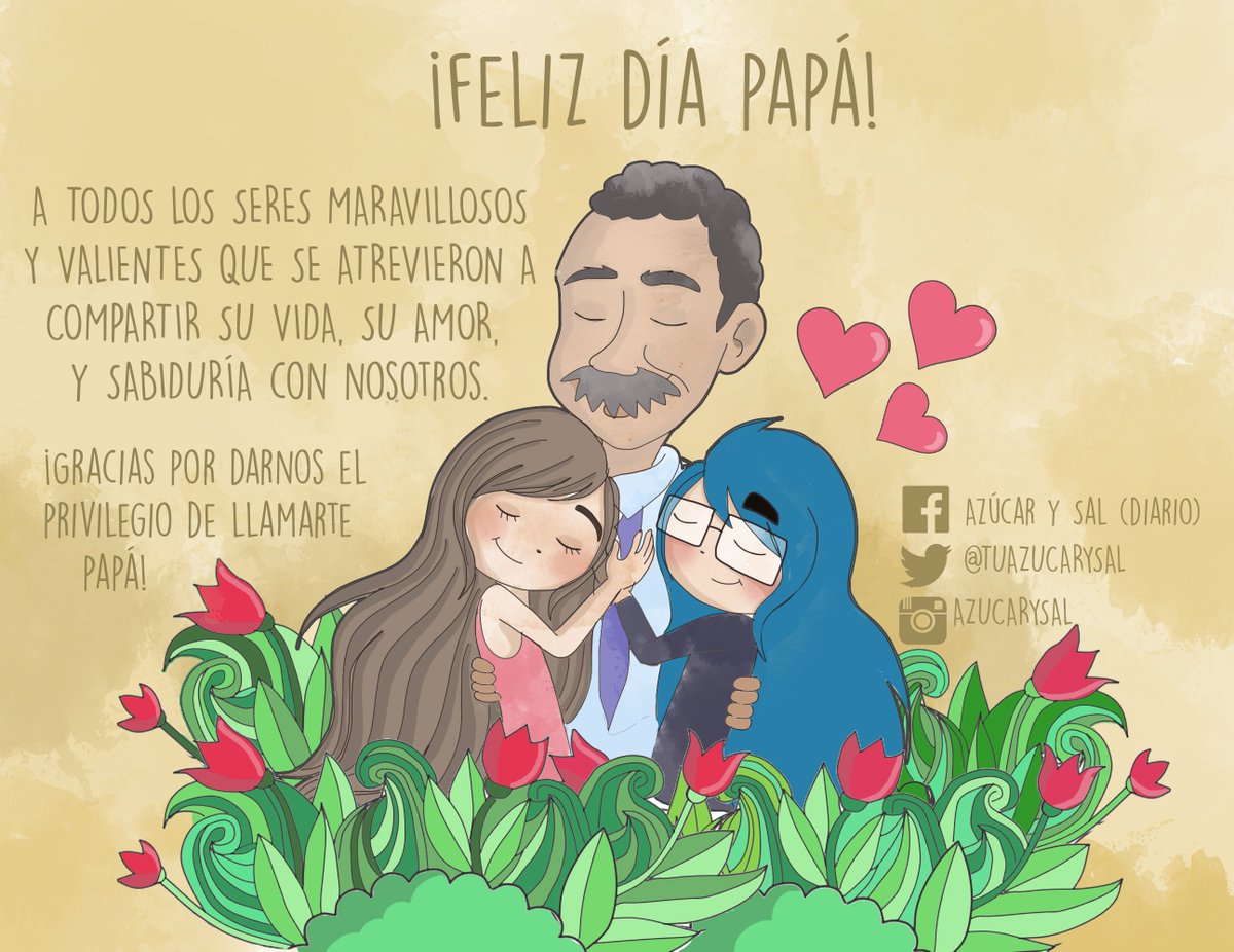 TuAzucarySal's tweet image. Feliz día a todos los que se atrevieron a ser Papás &amp;lt;3 #FelizDiaDelPadre #FelizDiaPapa