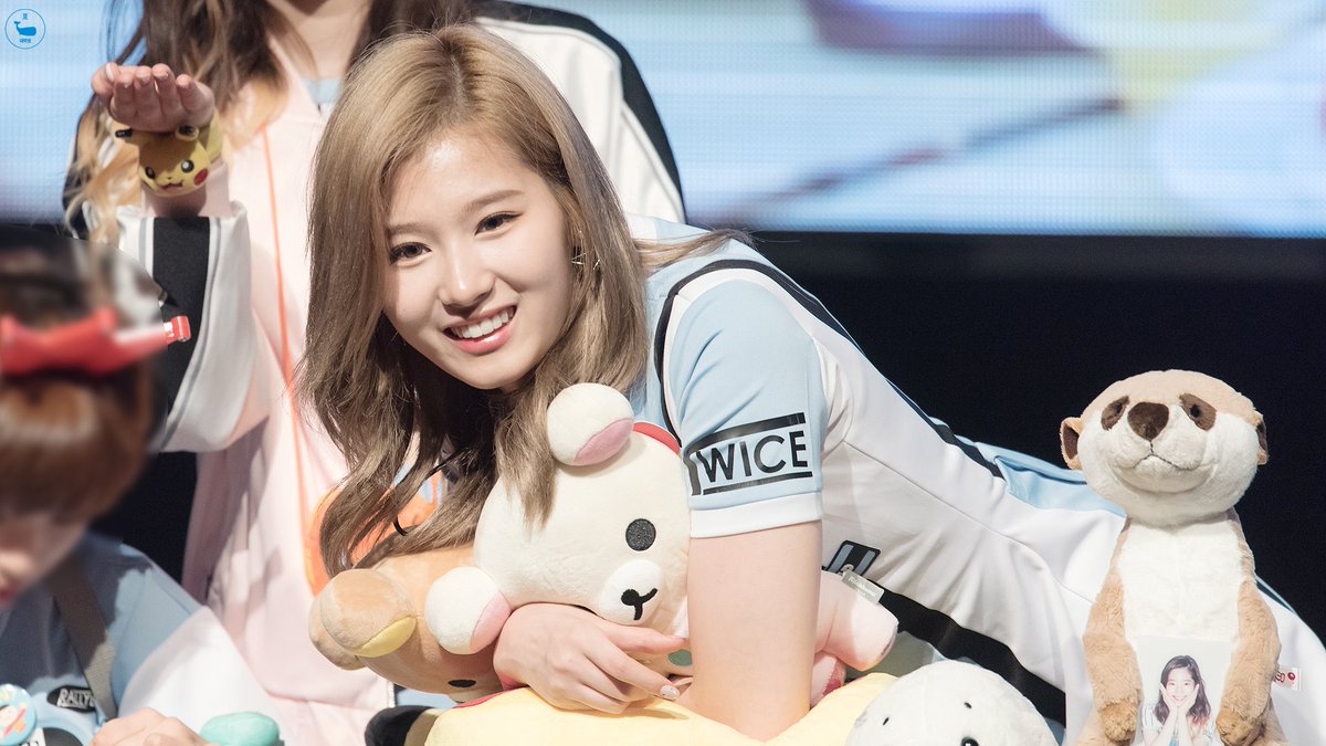 Sana on Twitter: "160618 #트와이스 #Twice 대전 팬사인회 #리락쿠마 부자 #사나 #SANA 하트하면서