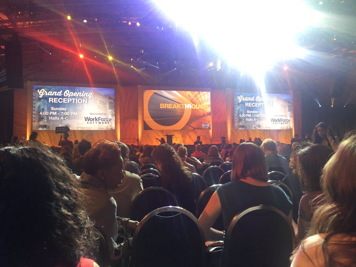bashby78's tweet image. #SHRM16. Let's get started.
