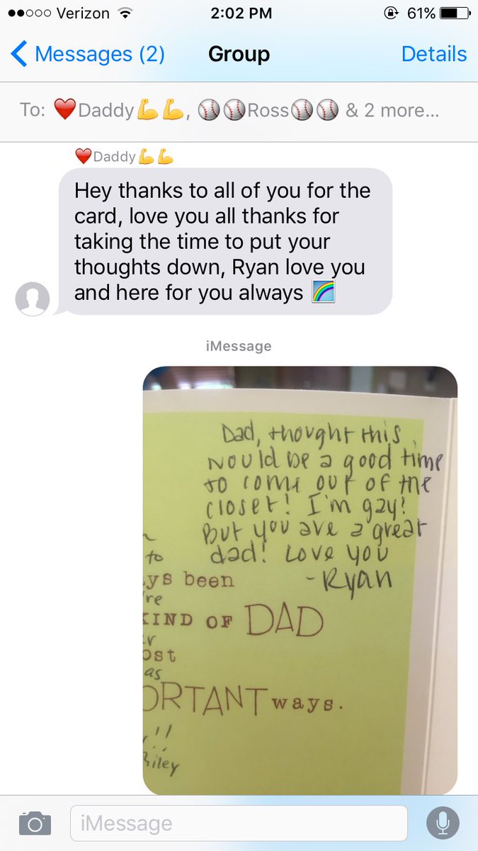 rach_adolph's tweet photo. When I have the responsibility of signing the Father's Day card for @ryanADOLPH_15 https://t.co/jf41PCAhJG