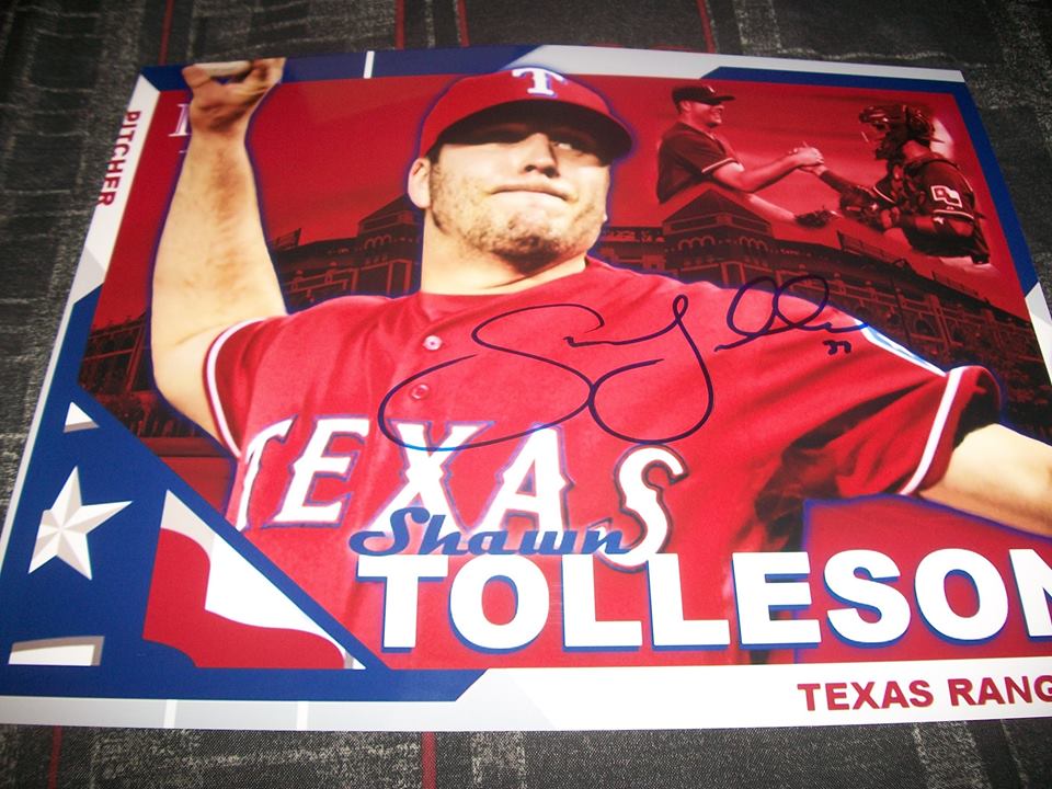 LittletonDesign's tweet image. It's always awesome to see how my work looks signed. This one was autographed by Shawn Tolleson. #GetEmLittleton