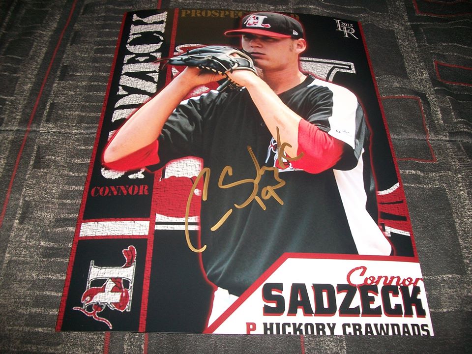 LittletonDesign's tweet image. Another great piece signed by Rangers prospect, Connor Sadzeck.