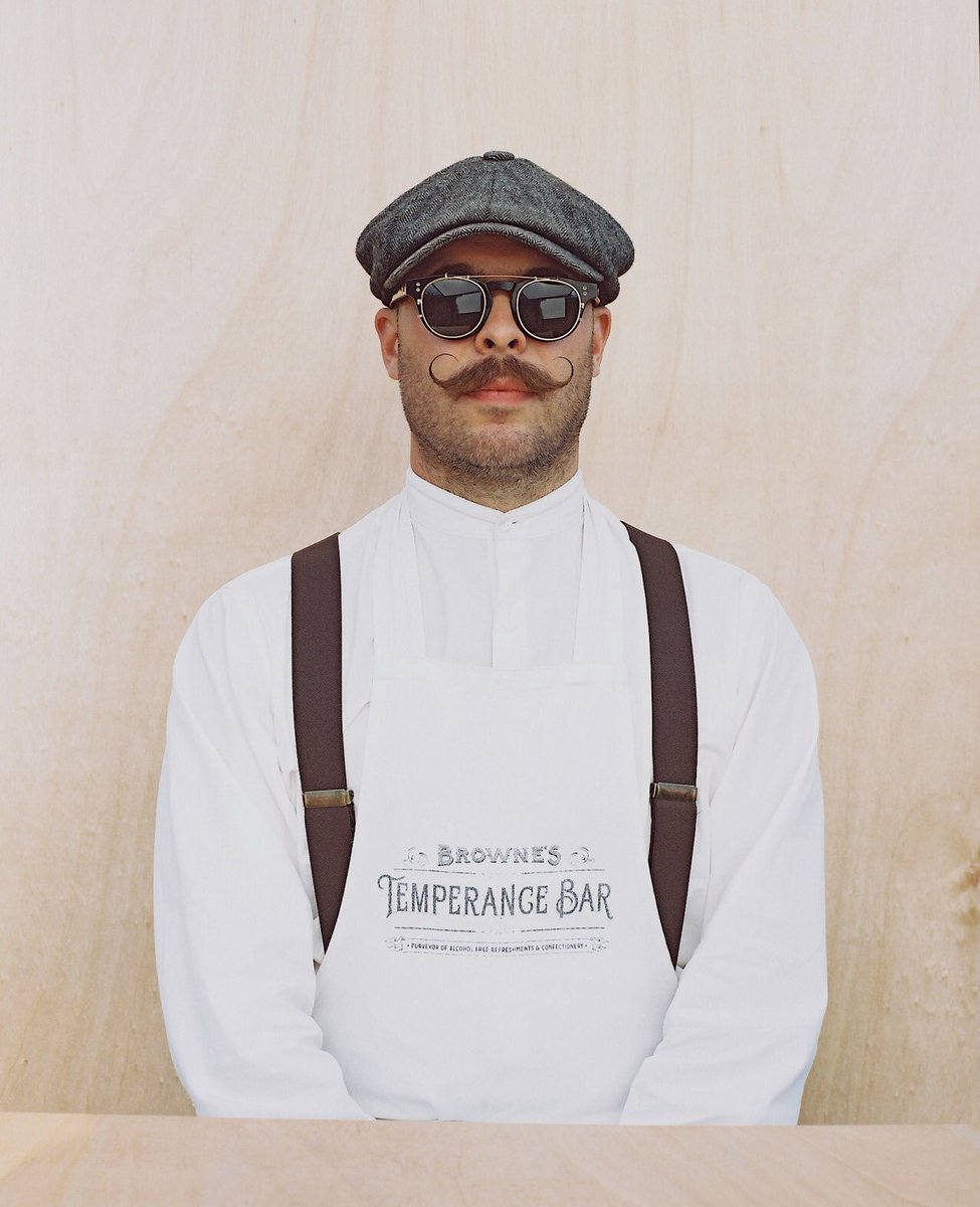 Steve Browne <a href="/BrownesTempBar/">Temperance Bar</a> at <a href="/EroicaBritannia/">Eroica Britannia</a> 2015. Portrait - Velo Tribes series #eroica #cycling #moustache