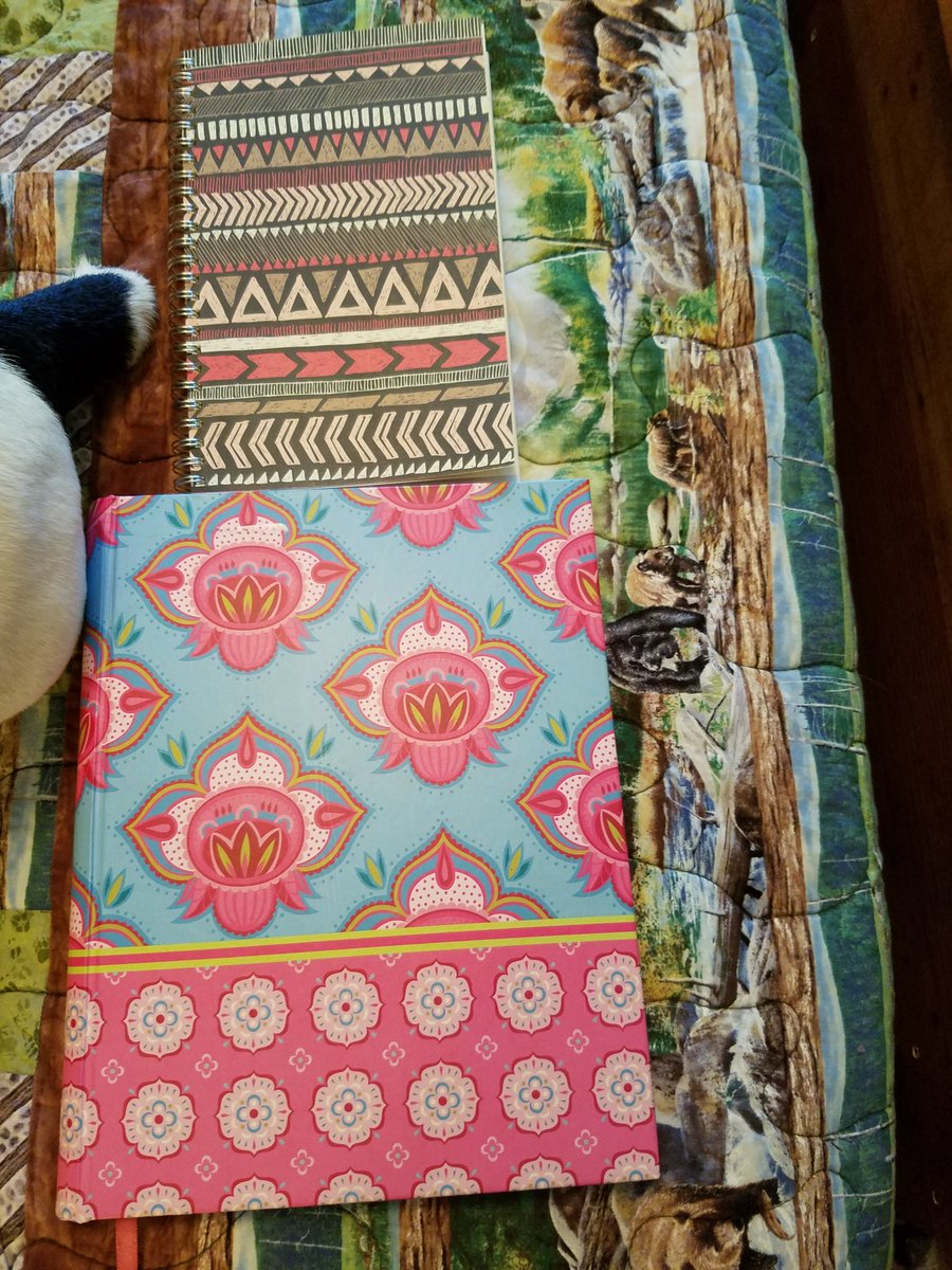 interactivej's tweet image. New #bulletjournal and #journal They are prettier than my homemade ones still inexpensive!! #journaling forgot pic