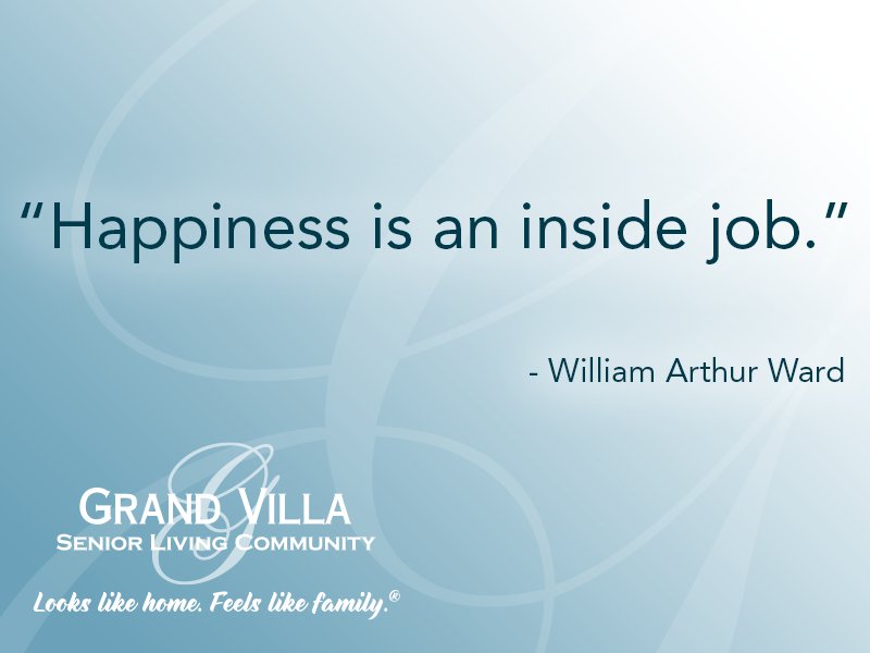 “Happiness is an inside job.” William Arthur Ward #inspirationalquote