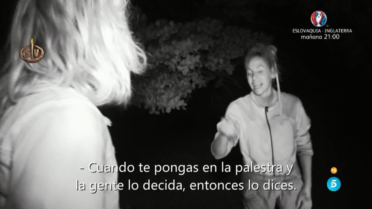 Supervivientes's tweet image. #SVDBT9 @patricia_steisy a @drcarlabarber: "Si tú no consideras que soy una superviviente, no me mires a la cara"