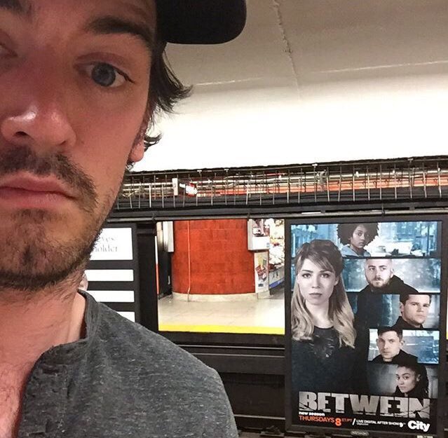 SGRAYHM's tweet photo. Coming to subway undergrounds near you courtesy of @jjwow11 @betweenseries @netflix July/1 @jennettemccurdy #Between https://t.co/5I8Ny6SDKq