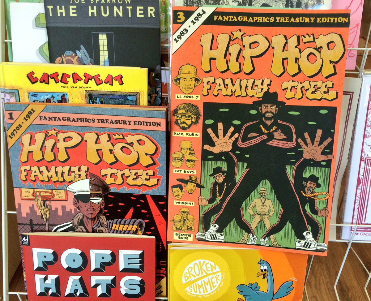 ExcitableBoy's tweet photo. @Jimmy_Whispas — Spotted this at the new comic shop in #ElmwoodAve #BuffaloNY #GutterPopComics #HipHopFamilyTree https://t.co/2F0hh9e95V