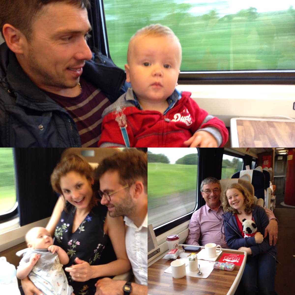 liz101211's tweet photo. @Virgin_TrainsEC 3#FirstClassDad's on the 18:30 tonight 😃😃😃 https://t.co/xbA5NOSUPK