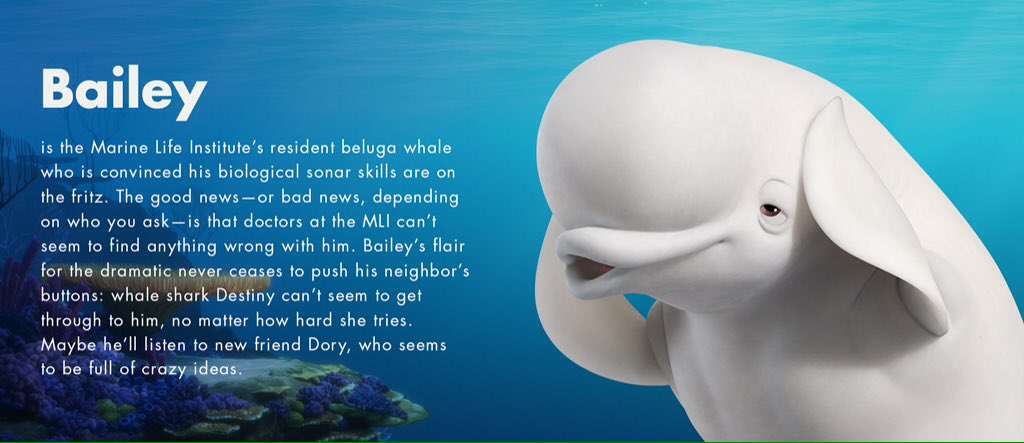 "Here's a little bit about me before you see me In #FindingDory."