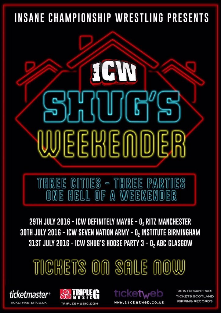 stainless672's tweet photo. Fathers day got tickets to icw seven nation army  #icw #shugsweekender https://t.co/PNjU0diN8i