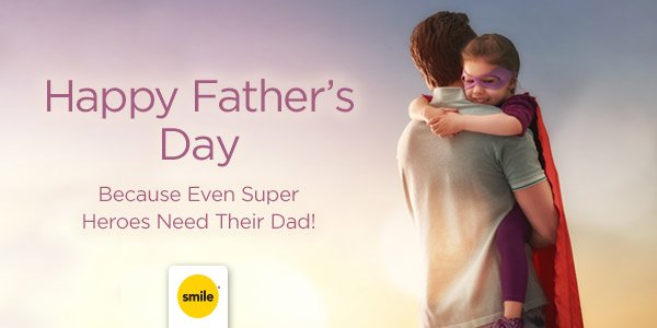 smilegen's tweet photo. To all the great dads! Happy #FathersDay https://t.co/NCey3BN99Y