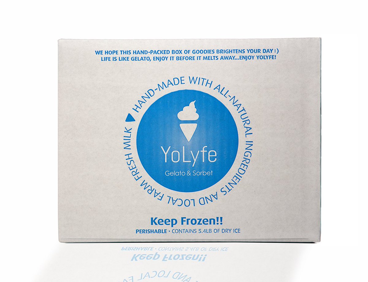 YolyfeGelato's tweet image. Even our #froyo #deliveryboxes for our #personalizedgifts have inspiring sayings on them.