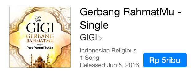 GIGI_Band's tweet photo. Pagi ini di @InboxSCTV_ bakal bawain lagu Gerbang Rahmat-Mu , Ost.#PPTJilid10 . Dapetin lagu nya di iTunes! #PLnR https://t.co/gS0mS8HAGu