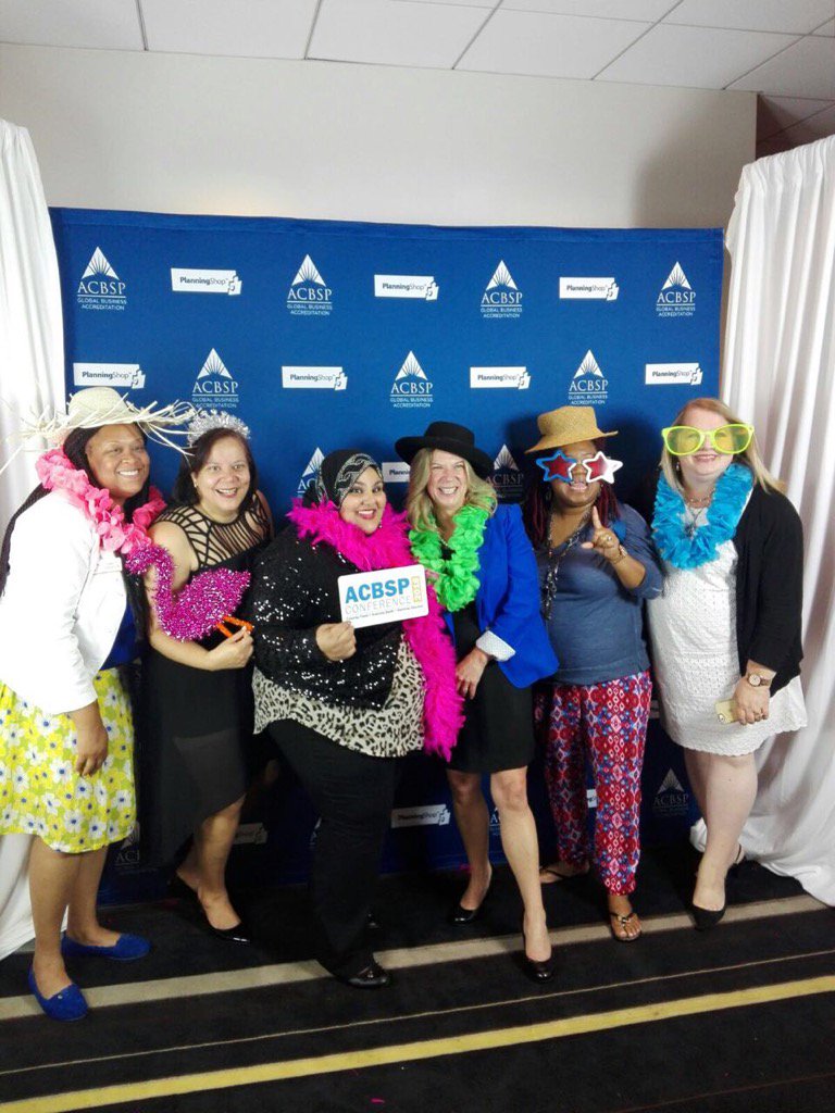 Carolinefrancem's tweet photo. Súper @ACBSPAccredited 
#ACBSP2016 team!! Thank you https://t.co/OIlj8HBmJ2