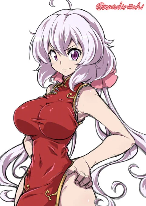 …なんとなく手を加えてみたけれど、良くなったのかどうかはわからない…_(:3」∠)_
#シンフォギアチャイナ服祭り 
