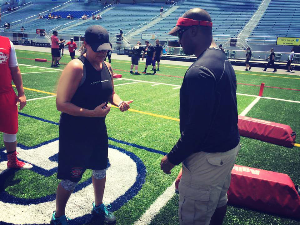 CoachLoLoc's tweet photo. 'Preciate fellow SusqTwp Coach @HBGshark_LB4 agreed 2help yesterday 🙌not like u really had a choice😊 #AllState125 https://t.co/QMliTVNKBi